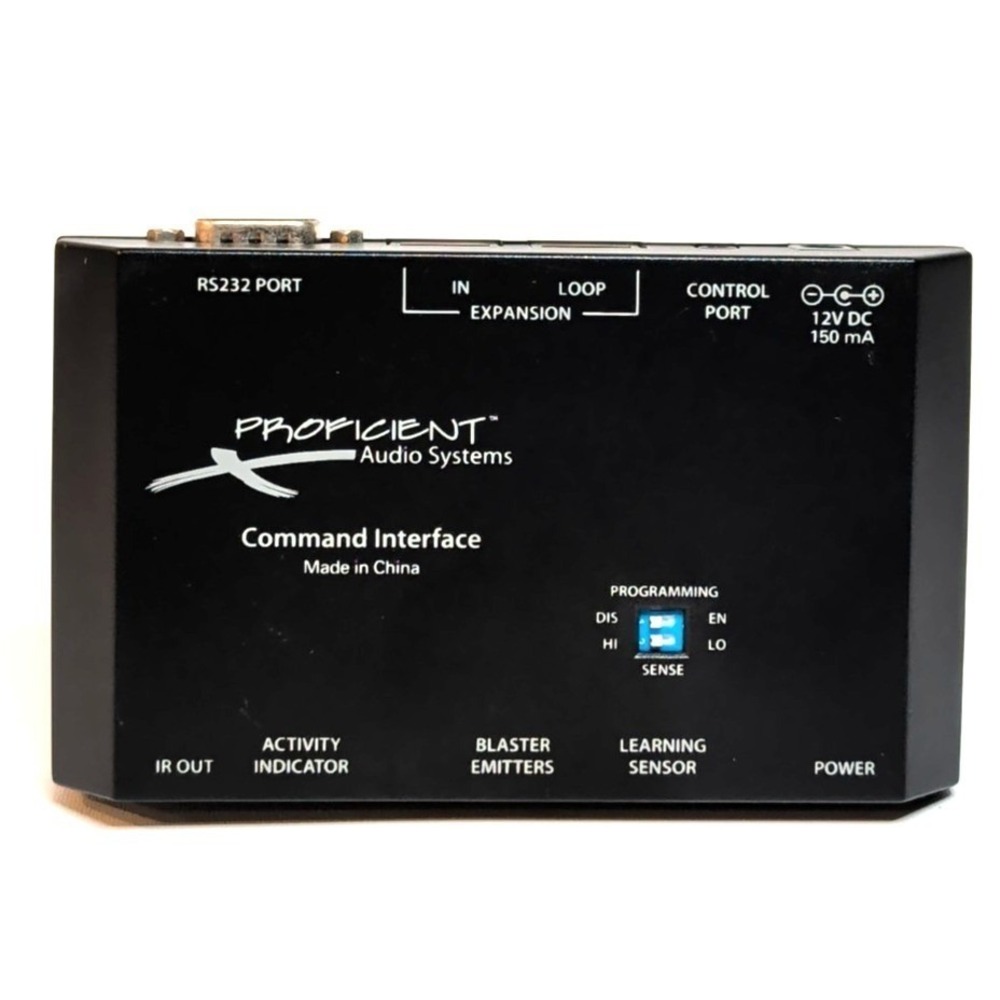 Proficient Audio Systems Command Interface IR Controller RS232 w/ Power Supply &